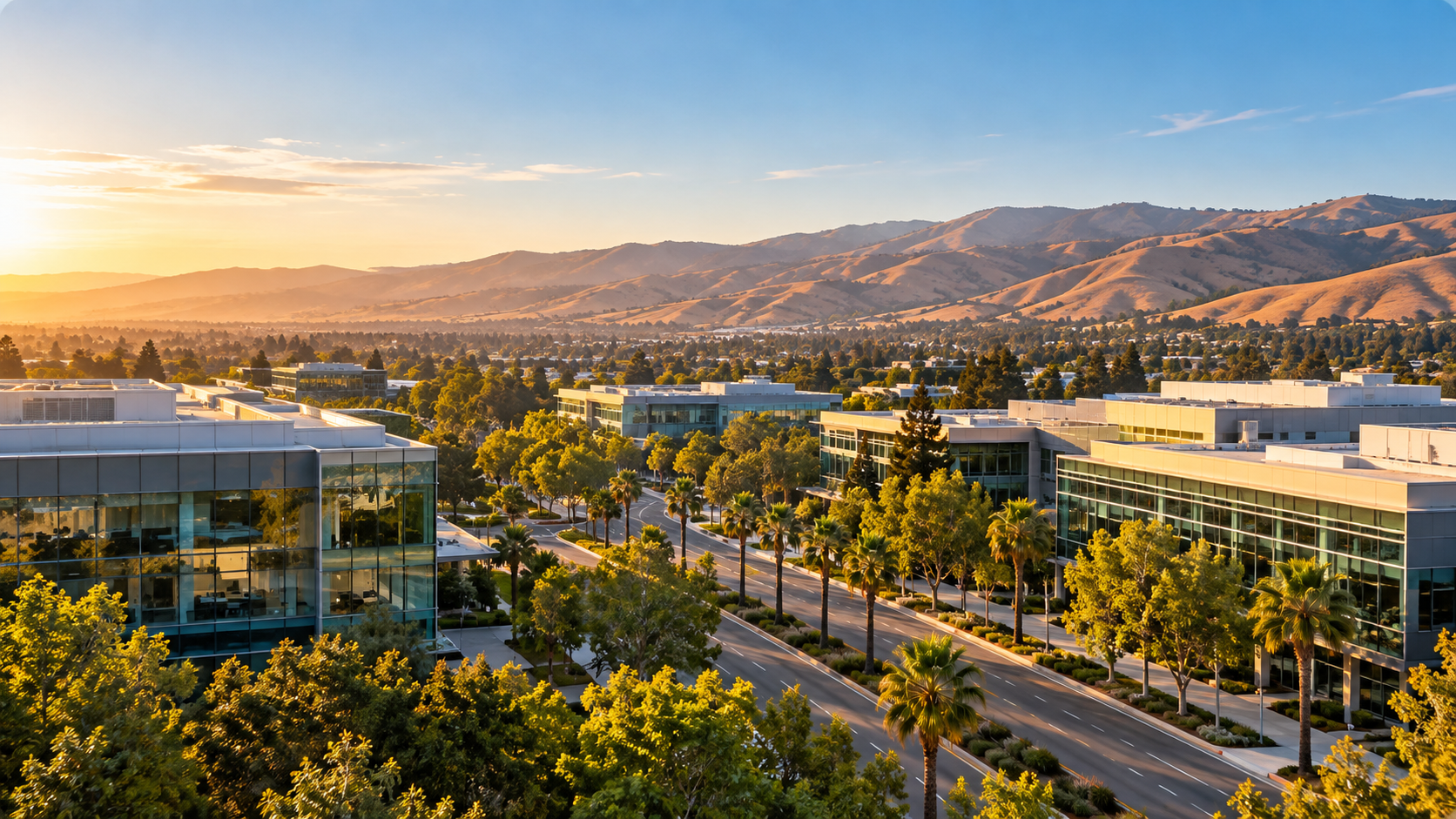 Silicon Valley cityscape